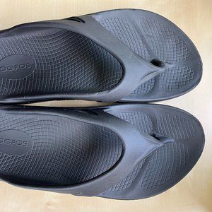 Oofos original sandal W10, M8 Black